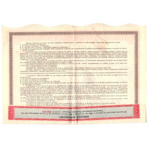 Towarzystwo Kredytowe Ziemskie ve Varšavě - 4,5% hypoteční zástavní list série 5 za 1 000 1939 PLN