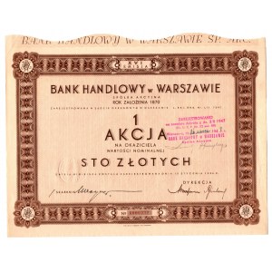 Bank Handlowy w Warszawie S.A., 100 zlotys 1936 Em., XVI