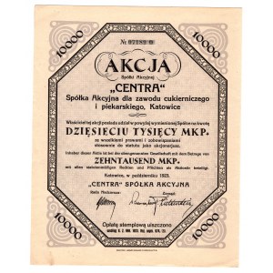 CENTRA Spółka Akcyjna - 10.000 marek polskich 1923