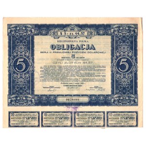 4% bonus dollar loan, series III, 1931, $5