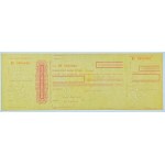 National Bank of Poland - Settlement cheque Series BP 000000 MODEL