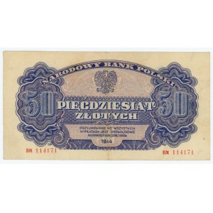 50 Zloty 1944 - obligatorisch - Serie BM
