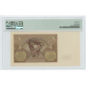 10 złotych 1940 - seria M - PMG 64