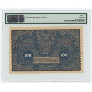 100 marek polskich 1919 - IF serja H - PMG 65 EPQ