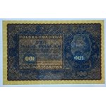 100 poľských mariek 1919 - IC séria E - PMG 64 EPQ