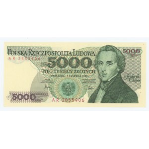 5 000 zlotých 1982 - séria AR