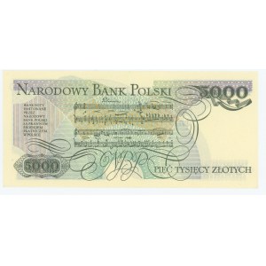 5,000 zloty 1982 - AR series