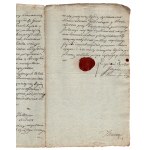 Settlement document from the Duchy of Warsaw September 18, 1809.