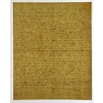 Dokument z roku 1828 Międzyrzecz - papír s erbovní značkou a nápisem C &amp; I Honig