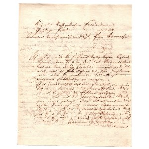 Letter written February 15, 1794 with watermark C &amp; I HONIG