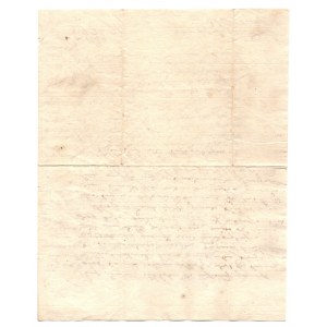 List napisany 15 lutego 1794 ze znakiem wodnym C & I HONIG