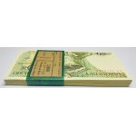 Paczka Bankowa 100 sztuk 50 złotych 1988 wraz z banderolą - seria GH