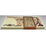 Paczka bankowa 100 sztuk - 100 złotych 1988 seria TN