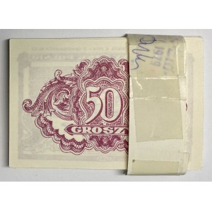 PACZKA Reprint 1974 - 50 groszy 1944 - 45 sztuk