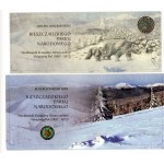 3 Bony kolekcjonerskie Bieszczadzkiego Parku Narodowego - PWPW - 10 Niedźwiadków, Tuzin Orlików, Tuzin Rysi