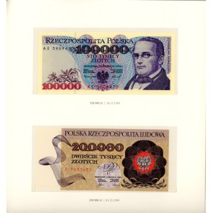 NBP album - Polish circulating banknotes from 1975 to 1996
