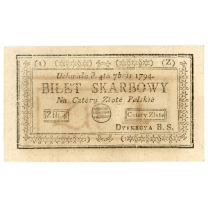 4 złote 1794 seria (I) (Z)