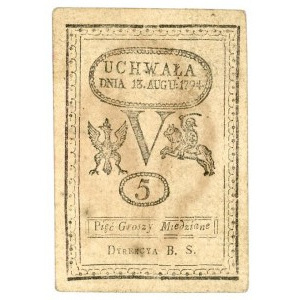 5 groszy miedziane 1794