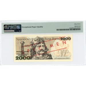 2.000 Zloty 1979 - Serie S - Banknotendesign - PMG 67 EPQ - 2 Max-Note