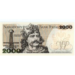 2,000 zloty 1979 - AB series