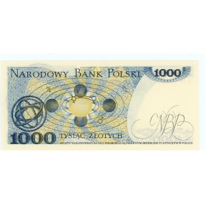 1,000 zloty 1982 - DM series