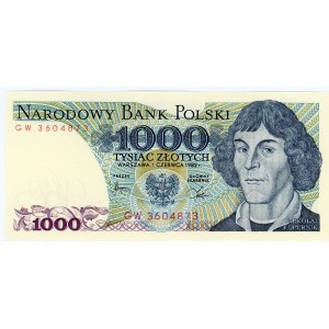 1 000 PLN 1982 - séria GW