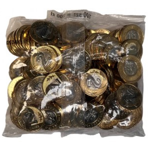 2 gold 2008 - mint bag of 100 pieces