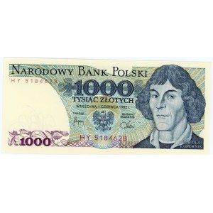 1.000 Zloty 1982 - Serie HY