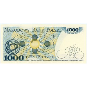 1,000 zloty 1982 - HY series