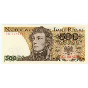 500 Zloty 1979 - Serie BC