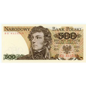 500 złotych 1979 - seria BG