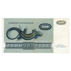 Denmark - 500 kroner 1972