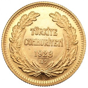 TURKEY 100 Kurush 1923 AN37(1960)