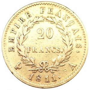 France - 20 Francs 1811 Napoleon I - A