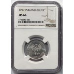 1 gold 1957 - NGC MS64 - THE WORST ANNIVERSARY