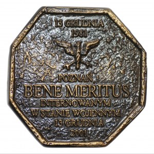 Medal of Poznañ Internees under Martial Law Bene Meritus