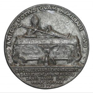 Jan Wysocki - Medal Primate of Poland Antoni Laubitz 1935 Strzałkowski 779