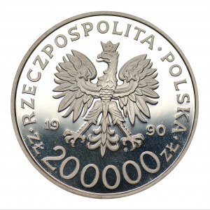 200.000 złotych 1990 Gen. Tadeusz Komorowski - Bór