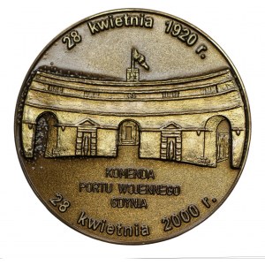 Medal 80 years of the Naval Port of Gdynia Command