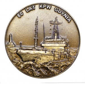 Medal 80 years of the Naval Port of Gdynia Command