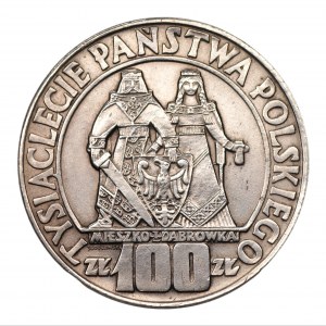 PRL - 100 złotych 1966 - Mieszko i Dąbrówka