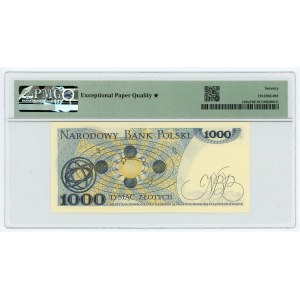 1,000 PLN 1975 - series AR - PMG 70 EPQ ★ MAX NOTA