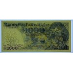 1,000 PLN 1975 - series AR - PMG 70 EPQ ★ MAX NOTA