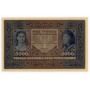 5,000 Polish marks 1920 - III Series G