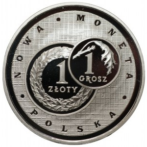 Zlotogrosz 1995 - Ag 999 silver, weight 31.1 grams