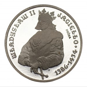 People's Republic of Poland - 5000 zloty 1989 - WŁADYSŁAW II JAGIEŁŁO - half-figure SAMPLE nickel