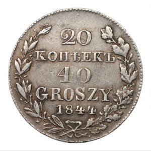 20 kopecks = 40 pennies Warsaw 1844