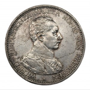 GERMANY - Wilhelm II - 5 marks 1913 (A) Berlin 25th anniversary of reign