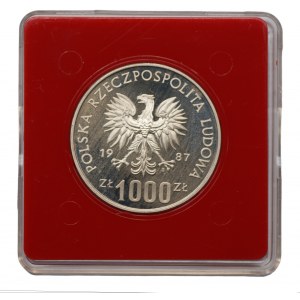PRL - 1000 złotych 1987 - Igrzyska XXIV Olimpiady 1988 - PRÓBA