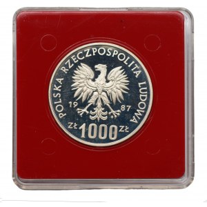 PRL - 1000 zloty 1987 - Casimir III the Great - SAMPLE